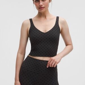 Lululemon Align Top in flocked / polka dot